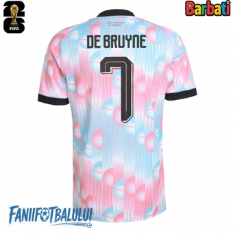 Belgia Kevin De Bruyne #7 Tricou Fotbal Replică Mondial 2026 Barbati Deplasare